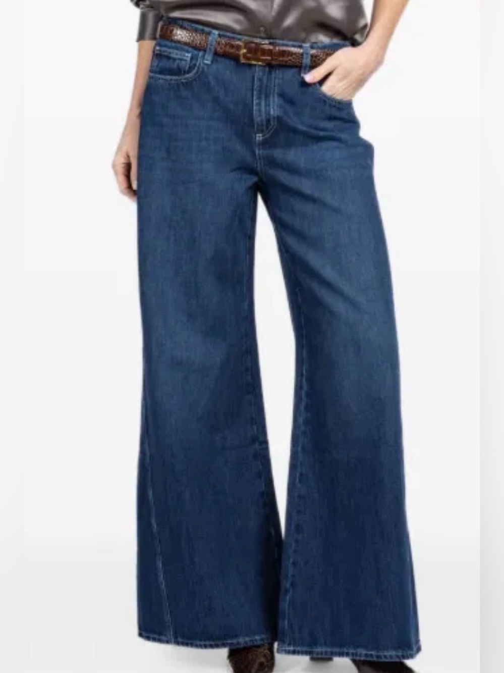 L'AGENCE  BEAU WIDE-LEG
JEAN Dark Blue Denim